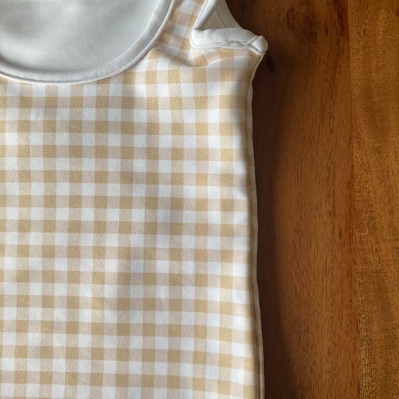 Gingham Print Swimsuit NWOT 18-24 months - Picture 3 of 5